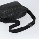 GUCCI GG implementation Shoulder Bag PVC Black Silver 211107 Auth 169076-7