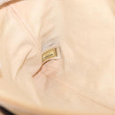 CHANEL Choco Bar 2.55 Shoulder Bag Leather Beige Silver CC Auth 169085-12