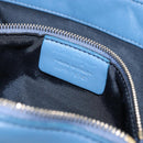 Salvatore Ferragamo Vala Umhängetasche Leder Blau Gold Original 169096V-11