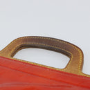 LOUIS VUITTON Monogram Vernis Stanton Tote Bag Red M91078 LV Auth 169097-8