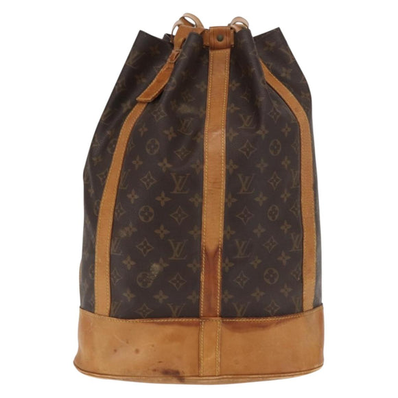 LOUIS VUITTON Monogram Randonnee GM Shoulder Bag M42244 LV Auth 169098