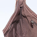 GUCCI GG Canvas Shoulder Bag Beige Silver 122790 Auth 169102-22