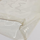 HERMES Vinyl Kelly Hand Bag Vinyl Clear Auth 169104-9