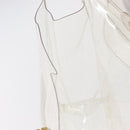 HERMES Vinyl Kelly Hand Bag Vinyl Clear Auth 169104-12
