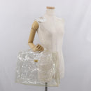 HERMES Vinyl Kelly Hand Bag Vinyl Clear Auth 169104-18