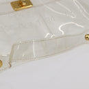 HERMES Vinyl Kelly Hand Bag Vinyl Clear Auth 169104-7