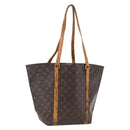 LOUIS VUITTON Monogram Sac Shopping Tote Bag M51108 LV Auth 169105-1