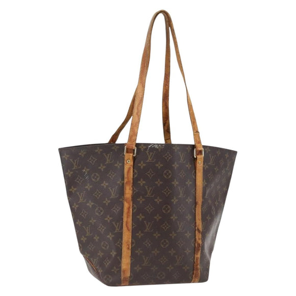 LOUIS VUITTON Monogram Sac Shopping Tote Bag M51108 LV Auth 169105