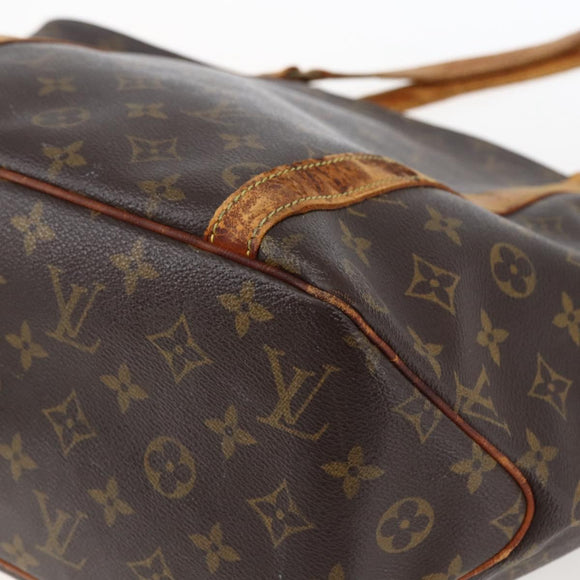 LOUIS VUITTON Monogram Sac Shopping Tote Bag M51108 LV Auth 169105