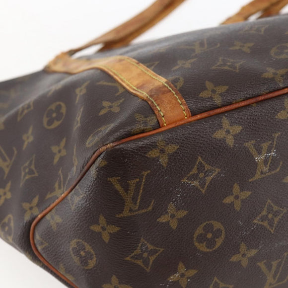 LOUIS VUITTON Monogram Sac Shopping Tote Bag M51108 LV Auth 169105
