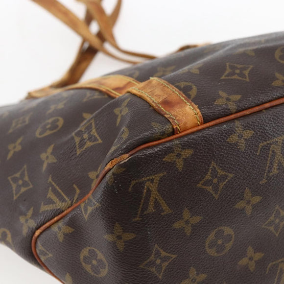 LOUIS VUITTON Monogram Sac Shopping Tote Bag M51108 LV Auth 169105