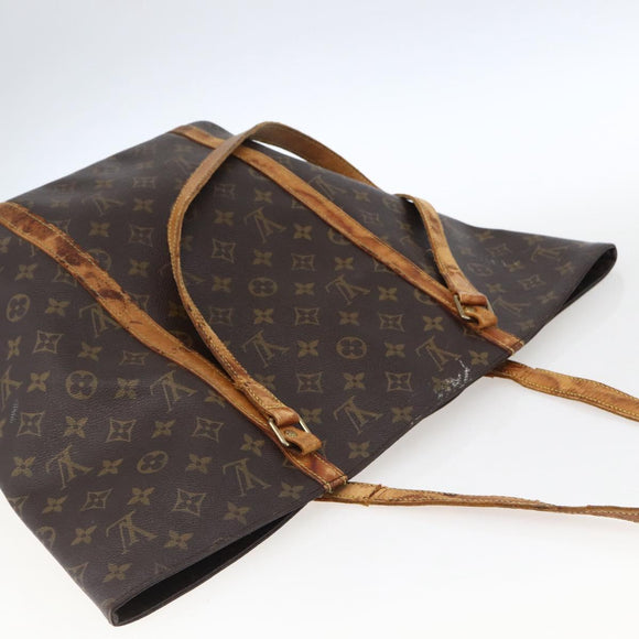 LOUIS VUITTON Monogram Sac Shopping Tote Bag M51108 LV Auth 169105