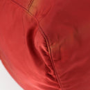 PRADA Boston Bag Nylon 2way Red Silver Auth 169109-16