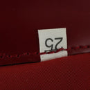 PRADA Boston Bag Nylon 2way Red Silver Auth 169109-12