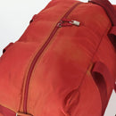 PRADA Boston Bag Nylon 2way Red Silver Auth 169109-6
