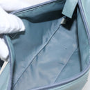 PRADA Accessory Pouch Nylon Light Blue Silver Auth 169111-11