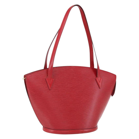 LOUIS VUITTON Epi Saint Jacques Shopping Shoulder Bag Red M52277 LV Auth 169112