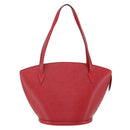 LOUIS VUITTON Epi Saint Jacques Shopping Shoulder Bag Red M52277 LV Auth 169112-13