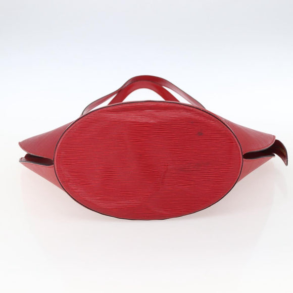 LOUIS VUITTON Epi Saint Jacques Shopping Shoulder Bag Red M52277 LV Auth 169112