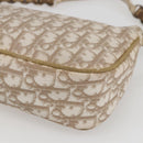 Christian Dior Trotter Romantic Chain Shoulder Bag PVC Beige Auth 169114-12