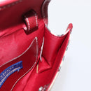 BURBERRY Nova Check Blue Label Waist Bag Canvas 2way Beige Silver Auth 169117-18