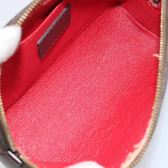LOUIS VUITTON Damier Ebene Pochette Cosmetic PM Pouch N47516 LV Auth 169121