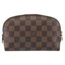 LOUIS VUITTON Damier Ebene Pochette Cosmetic PM Pouch N47516 LV Auth 169121-2