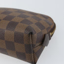 LOUIS VUITTON Damier Ebene Pochette Cosmetic PM Pouch N47516 LV Auth 169121-7