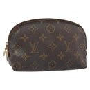 LOUIS VUITTON Monogram Pochette Cosmetic PM Pouch M43998 LV Auth 169122-1
