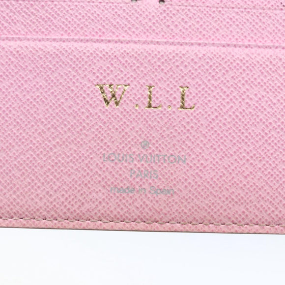 LOUIS VUITTON Multicolor PortefeuilleInsolite Wallet White M93750 LV Auth 169126