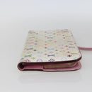 LOUIS VUITTON Multicolor PortefeuilleInsolite Wallet White M93750 LV Auth 169126-5