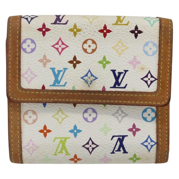 LOUIS VUITTON Multicolor Porte Monnaie Billets Cartes Credit M92983 Auth 169127