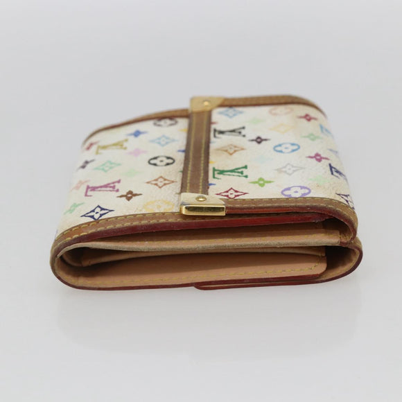 LOUIS VUITTON Multicolor Porte Monnaie Billets Cartes Credit M92983 Auth 169127