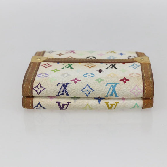 LOUIS VUITTON Multicolor Porte Monnaie Billets Cartes Credit M92983 Auth 169127