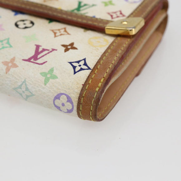 LOUIS VUITTON Multicolor Porte Monnaie Billets Cartes Credit M92983 Auth 169127