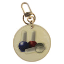 LOUIS VUITTON Illustre Nail Polish Charm Patent leather Beige MP1570 Auth 169129-2