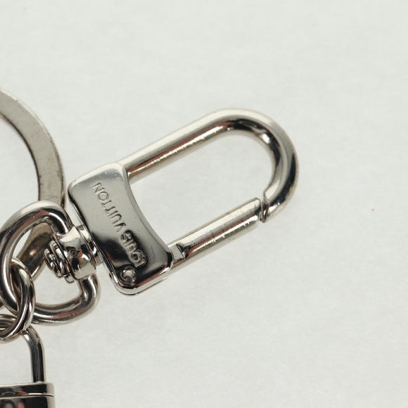 LOUIS VUITTON Porte Cles LV Tab Charm metal Orange M62787 LV Auth 169132V