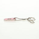 LOUIS VUITTON Porte Cles LV Tab Charm metal Orange M62787 LV Auth 169132V-10