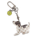 LOUIS VUITTON BijouxSac・LV Dog Schlüsselanhänger Metall Silber M00747 LV Auth 169133-1