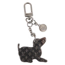 LOUIS VUITTON BijouxSac・LV Dog Schlüsselanhänger Metall Silber M00747 LV Auth 169133-5