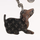 LOUIS VUITTON BijouxSac・LV Dog Schlüsselanhänger Metall Silber M00747 LV Auth 169133-6