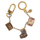 LOUIS VUITTON Porte Cles Chainne Mar Bag Charm metal Gold M66459 LV Auth 169134-1