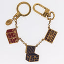 LOUIS VUITTON Porte Cles Chainne Mar Bag Charm metal Gold M66459 LV Auth 169134-9
