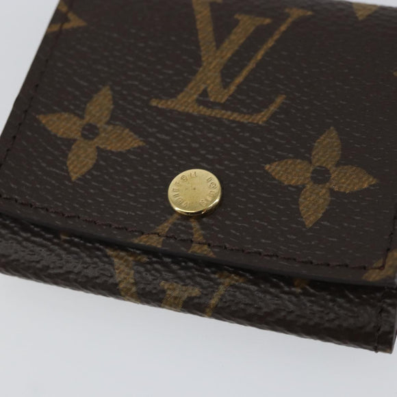 LOUIS VUITTON Monogram Etui Ektur Earphone Case M61476 LV Auth 169137