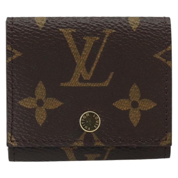 LOUIS VUITTON Monogram Etui Ektur Earphone Case M61476 LV Auth 169137