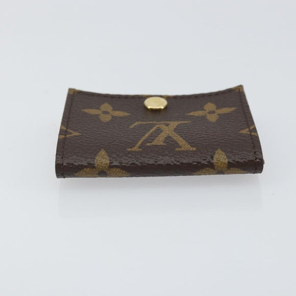 LOUIS VUITTON Monogram Etui Ektur Earphone Case M61476 LV Auth 169137