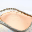 LOUIS VUITTON Monogram Multicolor Pochette Cles Purse White M92655 Auth 169139-10