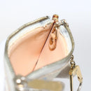LOUIS VUITTON Monogram Multicolor Pochette Cles Purse White M92655 Auth 169139-18
