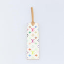 LOUIS VUITTON Monogram Multicolor Mark Page Kadu Bookmark M99196 Auth 169140V-2