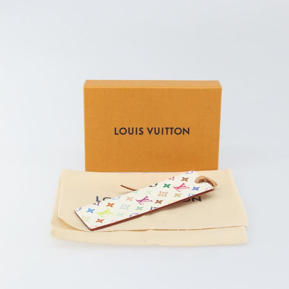 LOUIS VUITTON Monogram Multicolor Mark Page Kadu Bookmark M99196 Auth 169140V